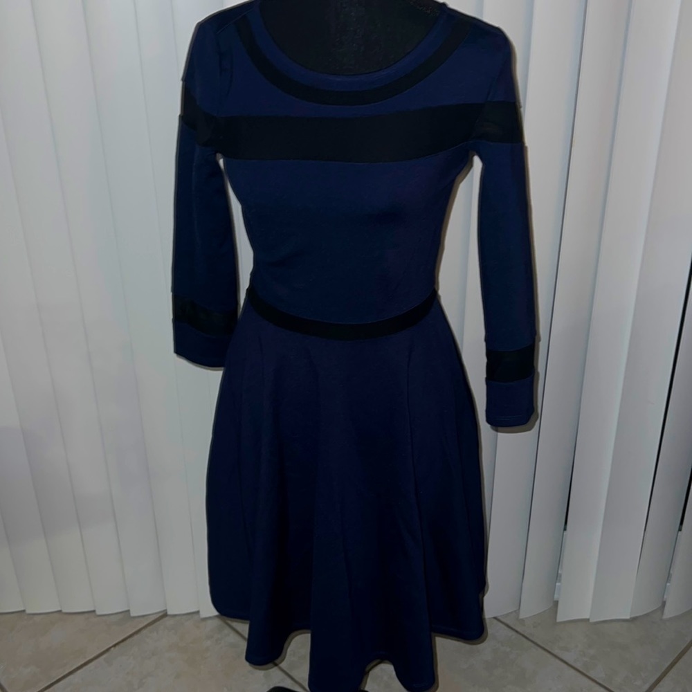 Gianni Bini Blue and Black Dress XS